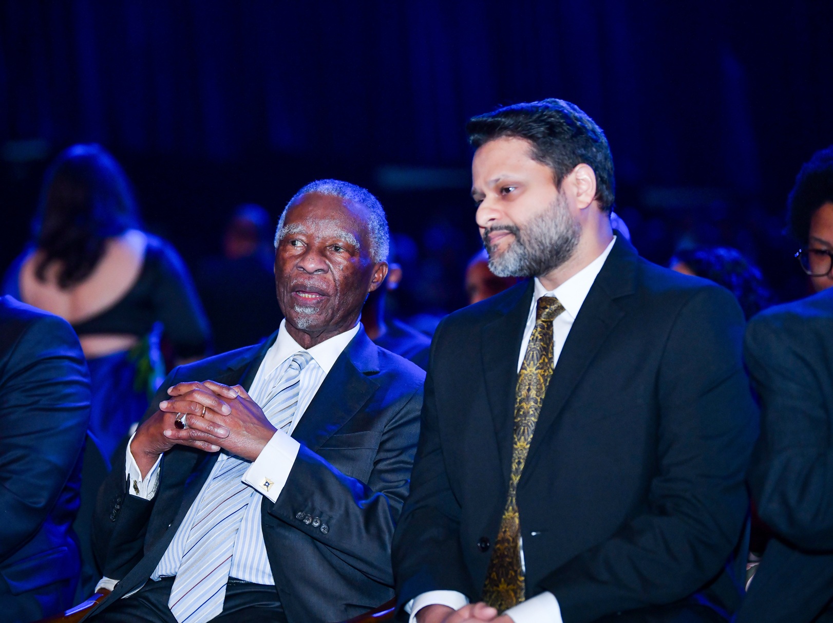 Chairman Sashi Rajamahendran President Thabo Mbeki at the EOTY 2025