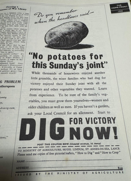Dig for Victory The Home Front 1942
