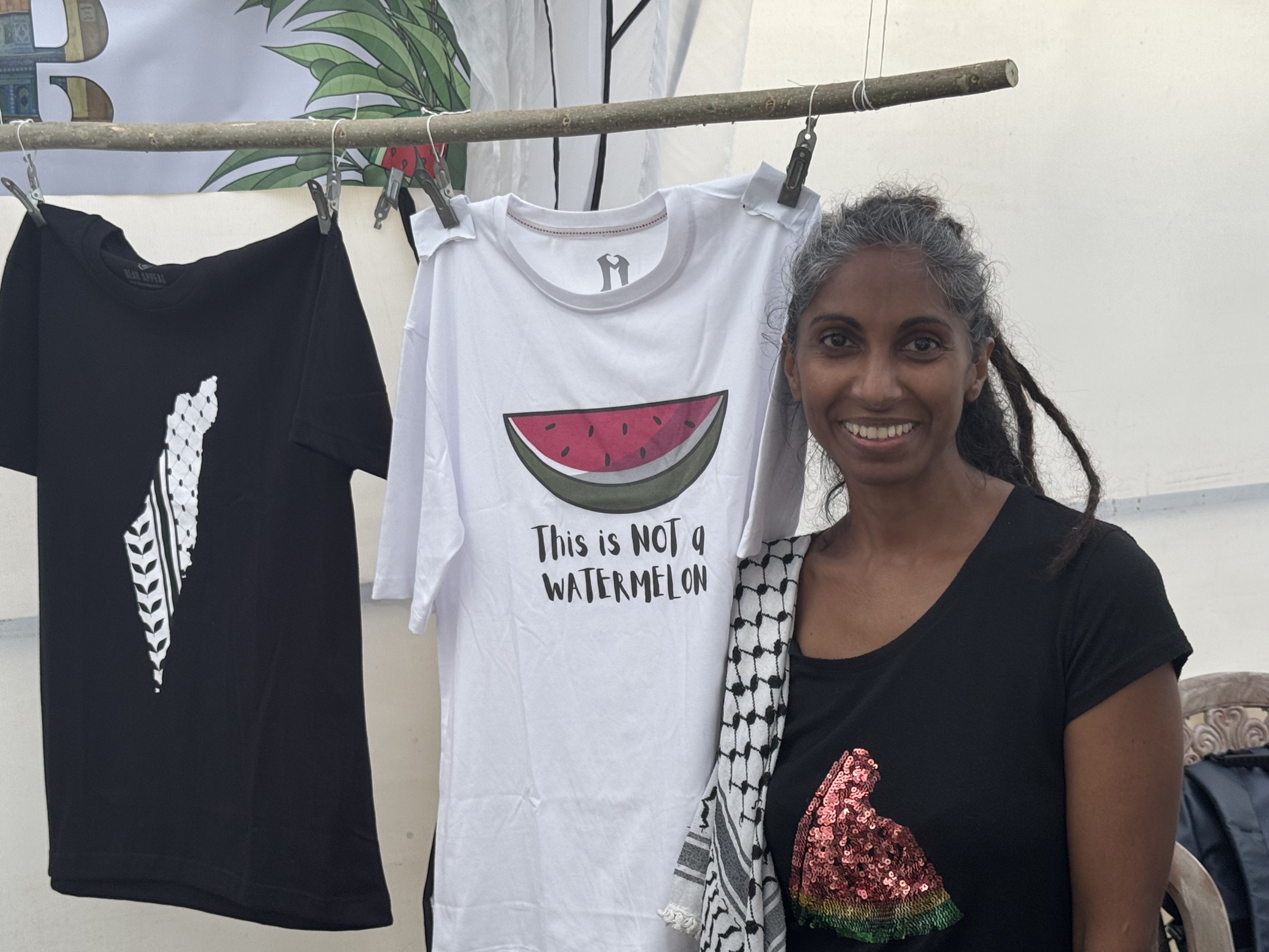 Serena Burgess with Watermelon T Shirt